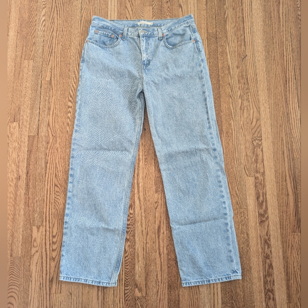 Women's Levi's Light Wash Men's Straight Leg Jeans